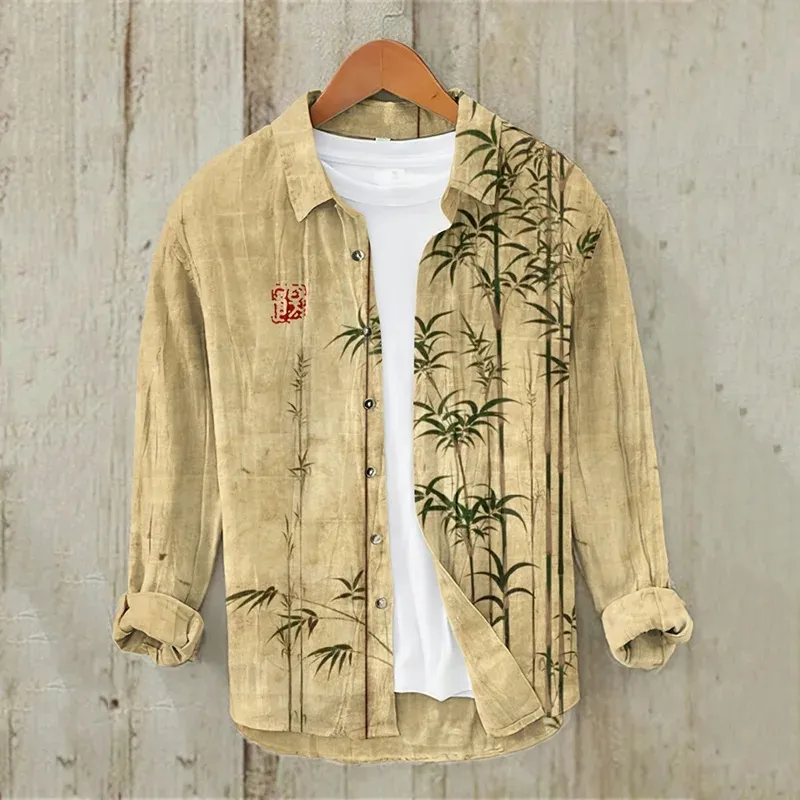 New Casual Printed Hawaiian Shirt Men - Image 12